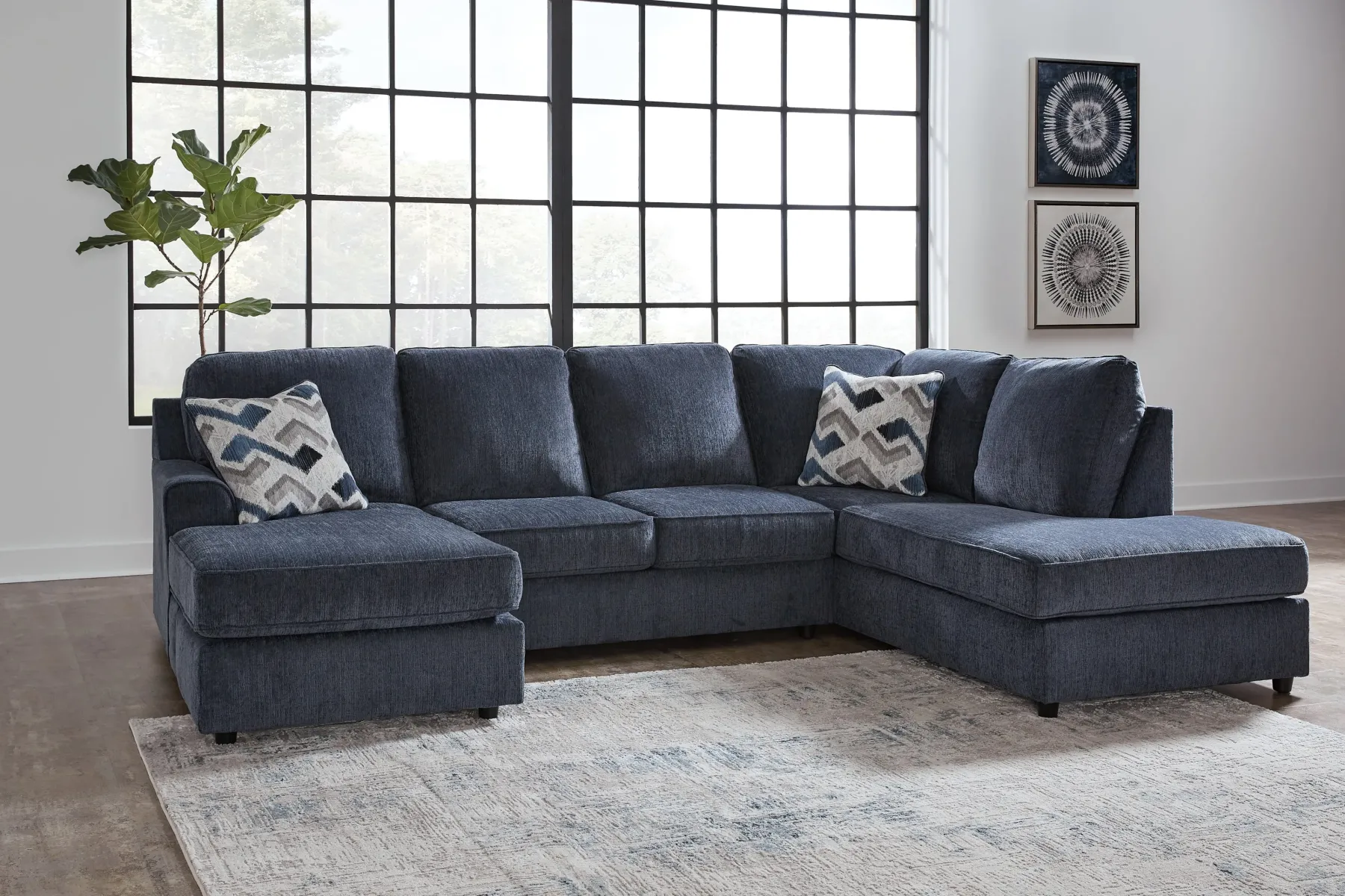 New American Furniture Galleries Albar Place 2-Piece Sectional