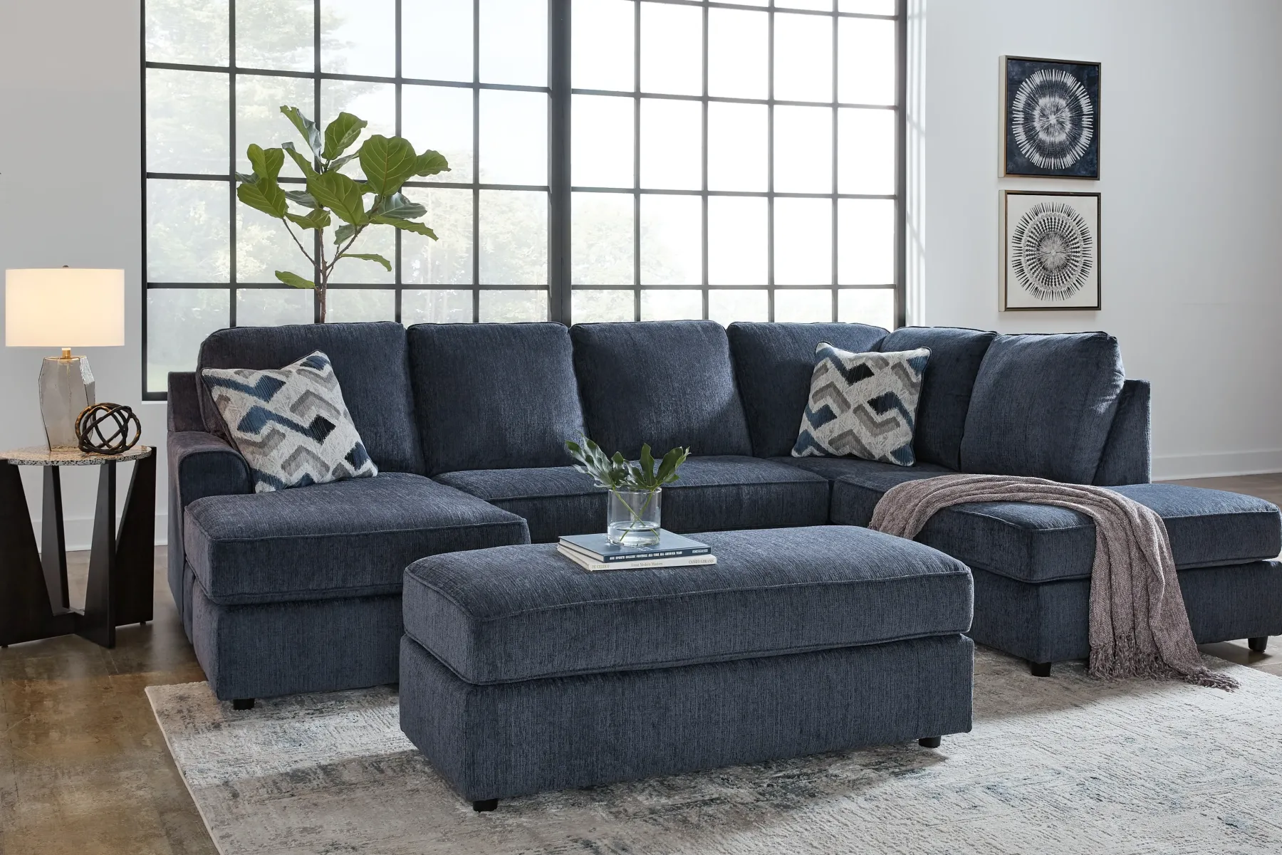 New American Furniture Galleries Albar Place 2-Piece Sectional