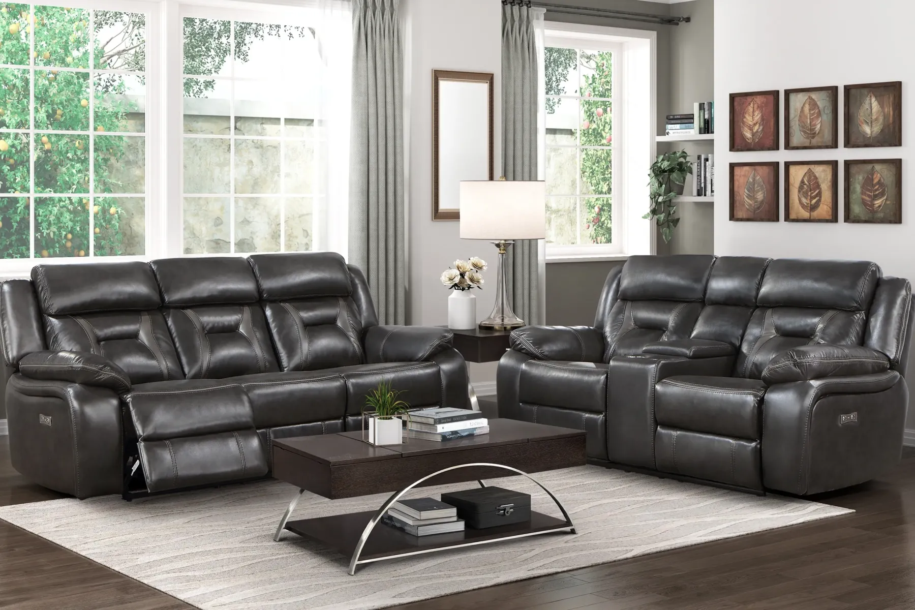 Hot American Furniture Galleries Amite Power Reclining Loveseat