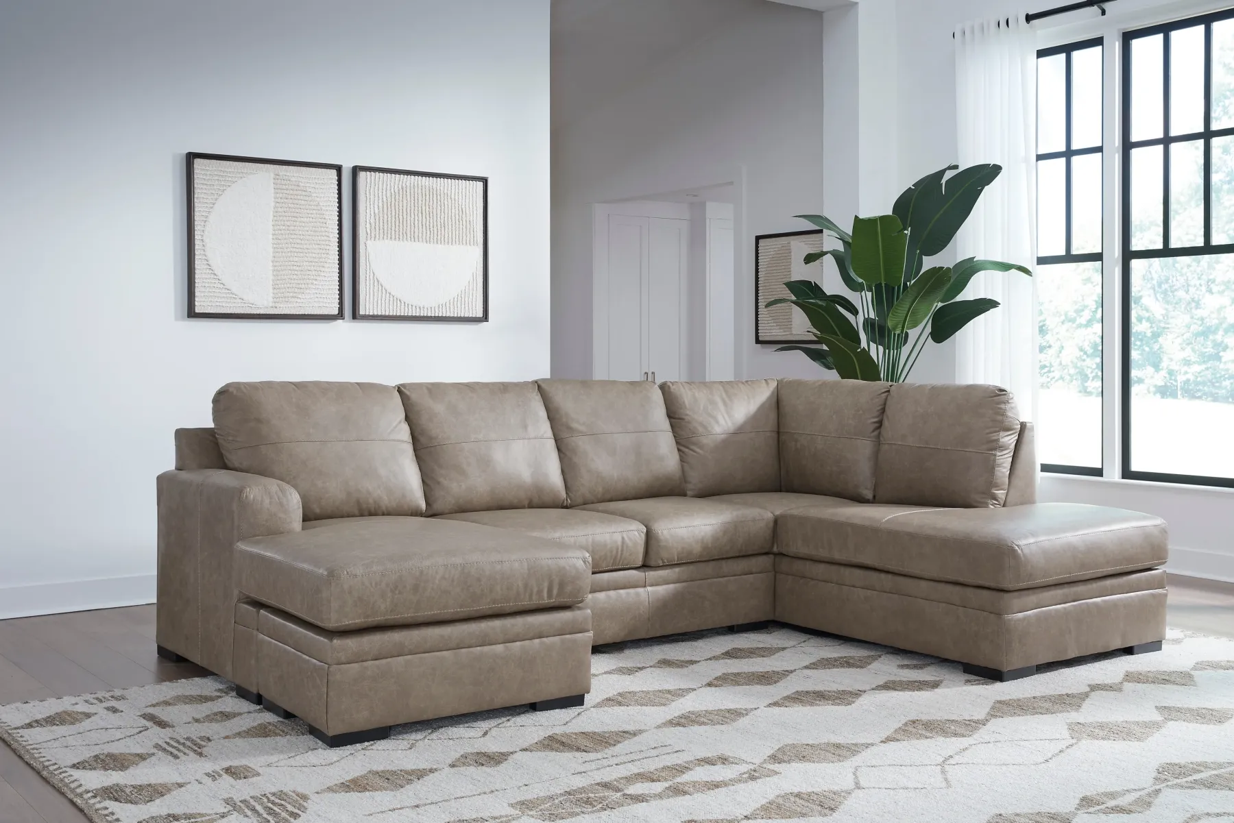 Online American Furniture Galleries Amuleto 2-Piece Sectional With Chaise