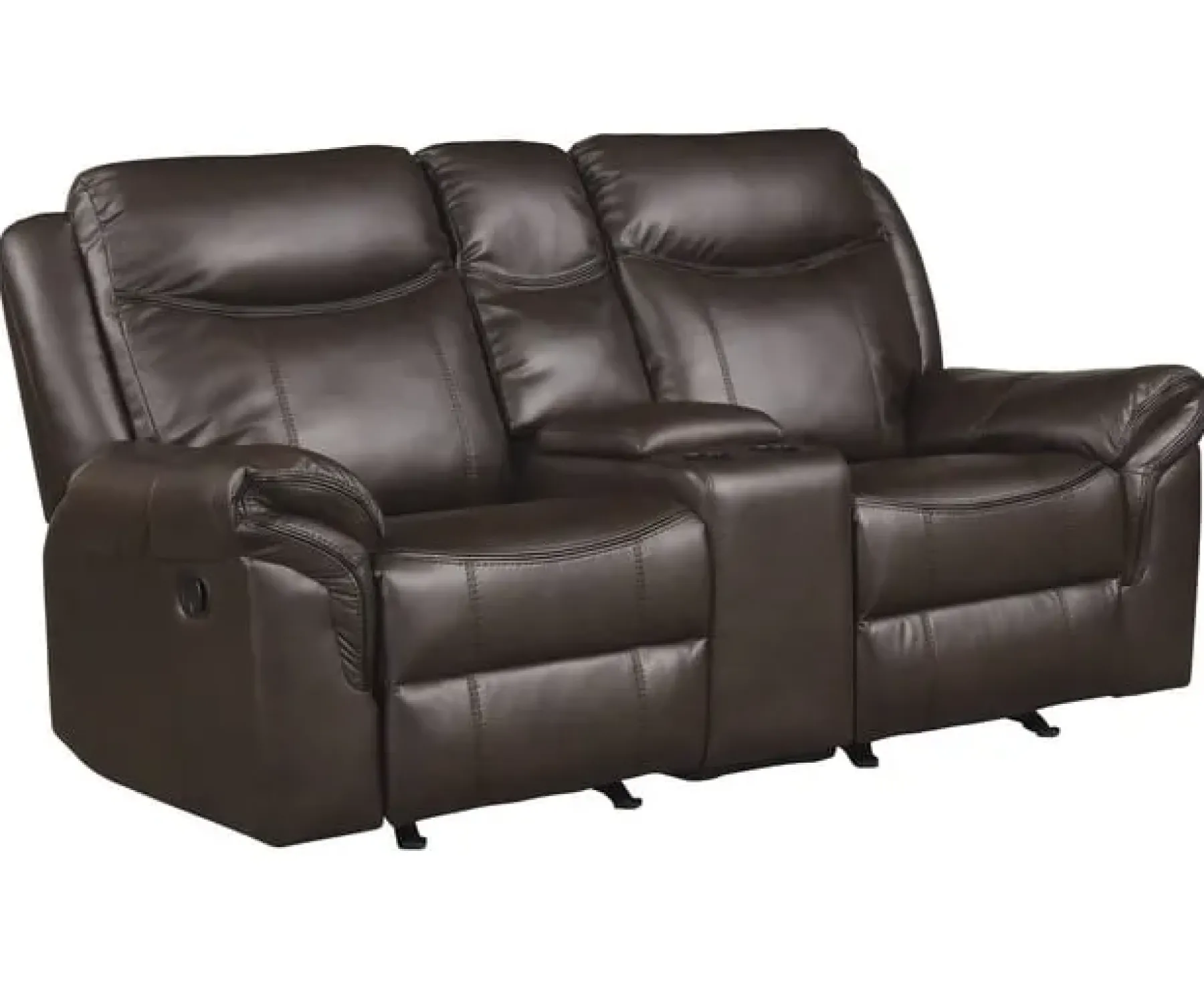 Fashion American Furniture Galleries Aram Double Manual Reclining Loveseat