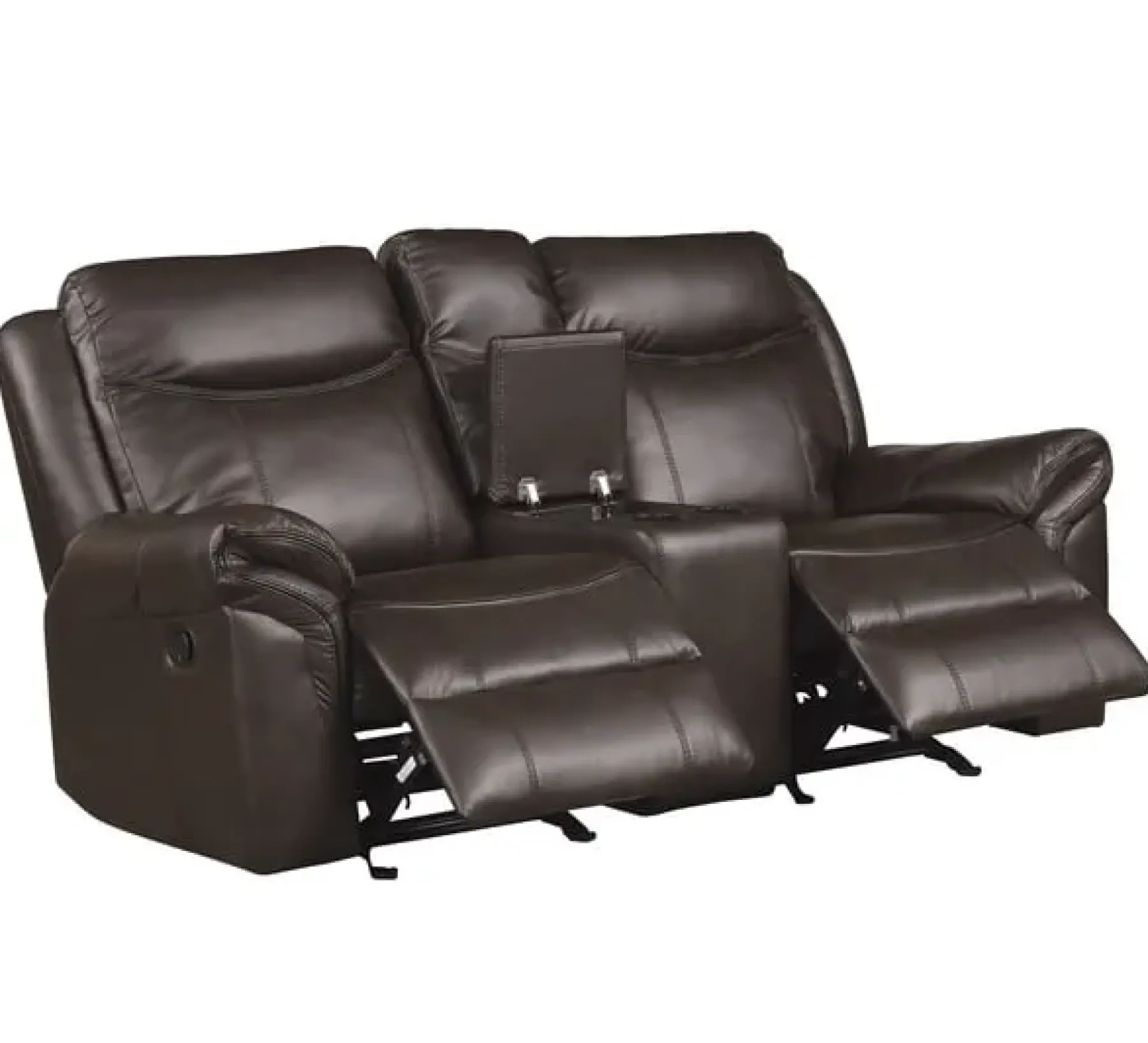 Fashion American Furniture Galleries Aram Double Manual Reclining Loveseat
