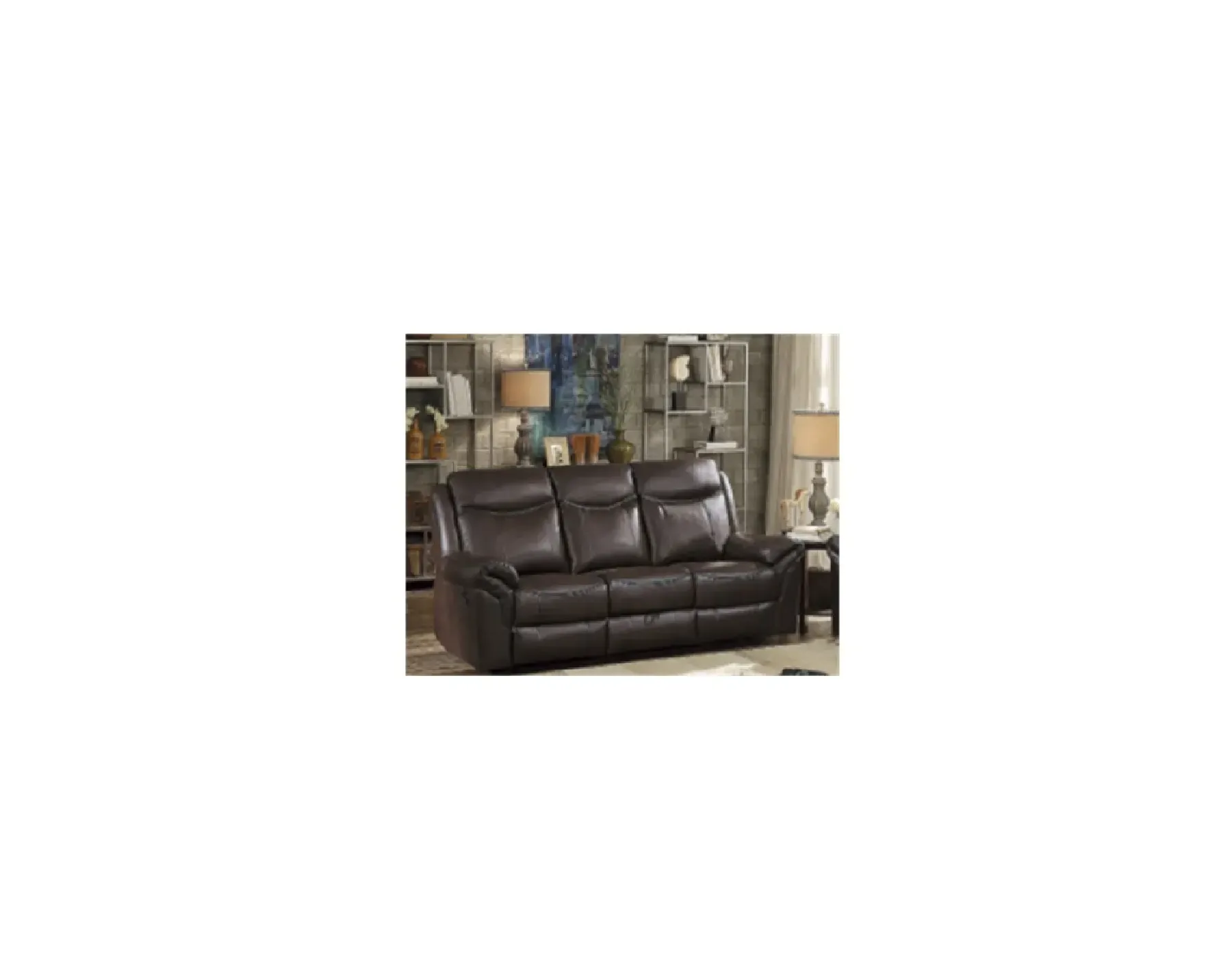 New American Furniture Galleries Aram Dual Reclining Sofa