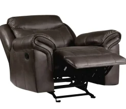 New American Furniture Galleries Aram Glider Manual Recliner