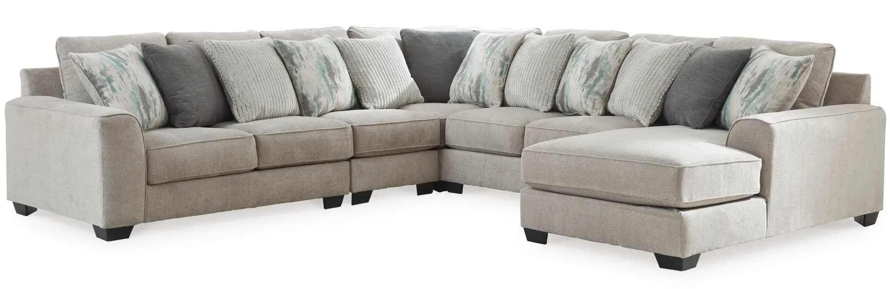 Best American Furniture Galleries Ardsley 5-Piece Sectional with Right Chaise