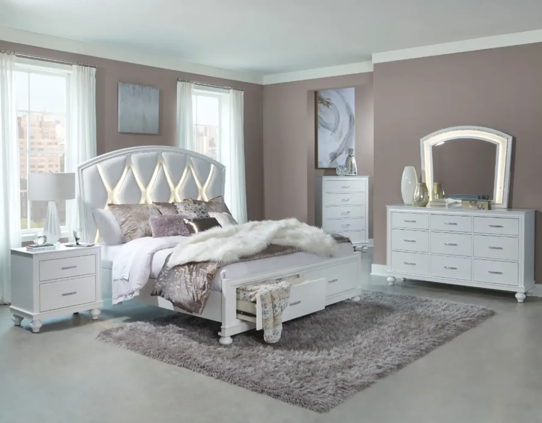 New American Furniture Galleries Aria 9-Drawer Dresser