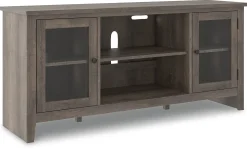Sale American Furniture Galleries Arlenbry Lg TV Stand W/ Fireplace Option