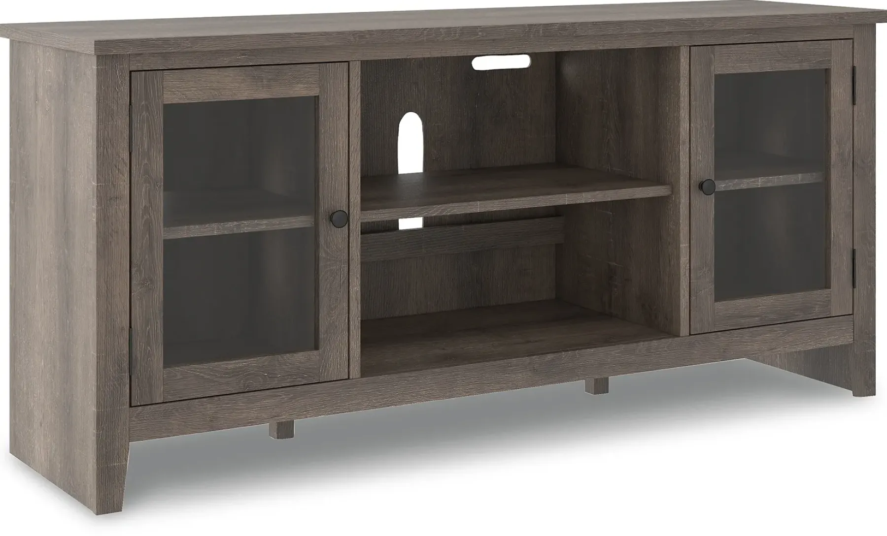 Sale American Furniture Galleries Arlenbry Lg TV Stand W/ Fireplace Option