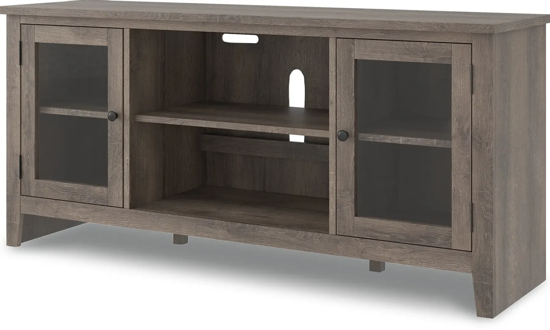 Sale American Furniture Galleries Arlenbry Lg TV Stand W/ Fireplace Option