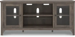 Sale American Furniture Galleries Arlenbry Lg TV Stand W/ Fireplace Option