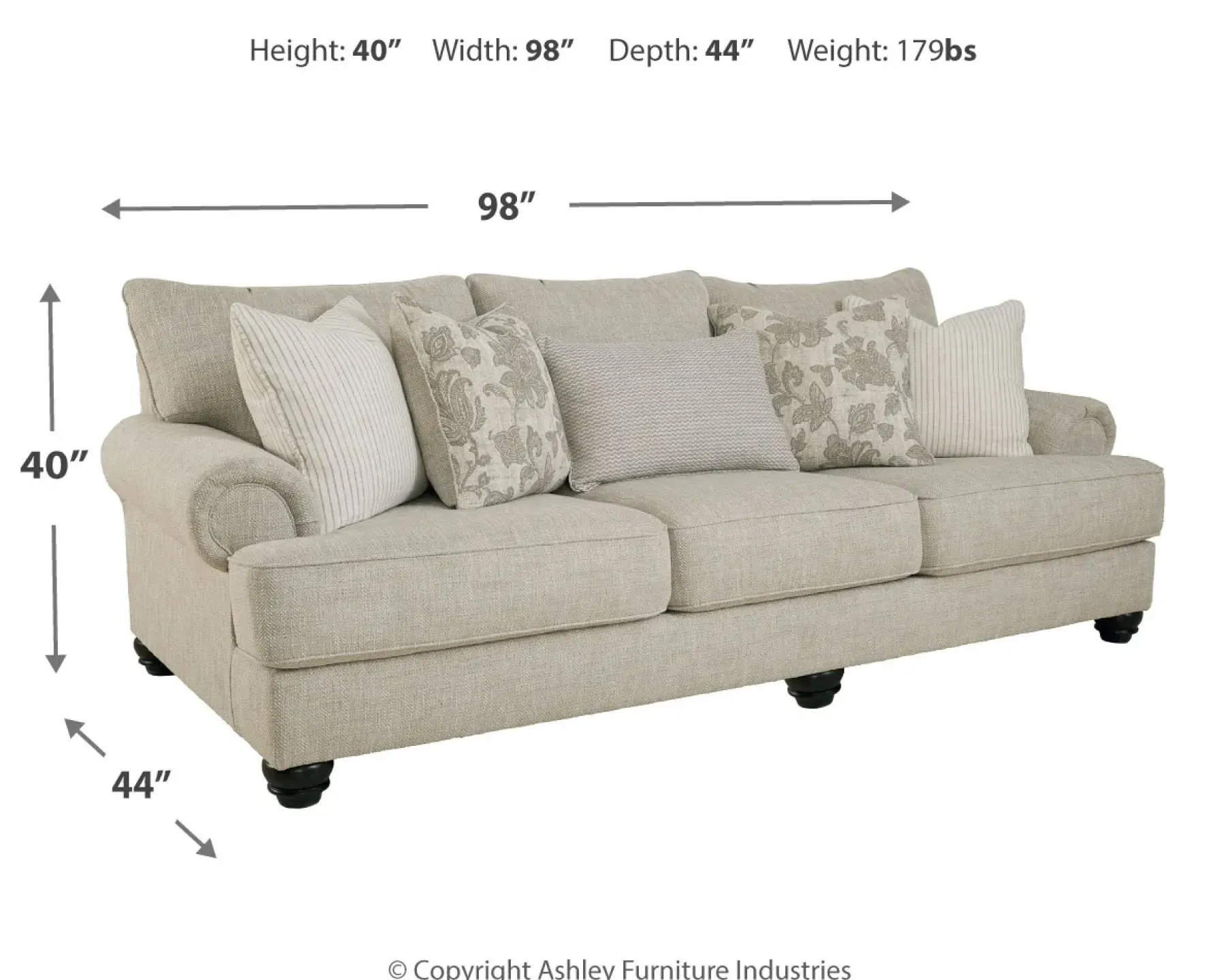Outlet American Furniture Galleries Asanti Sofa