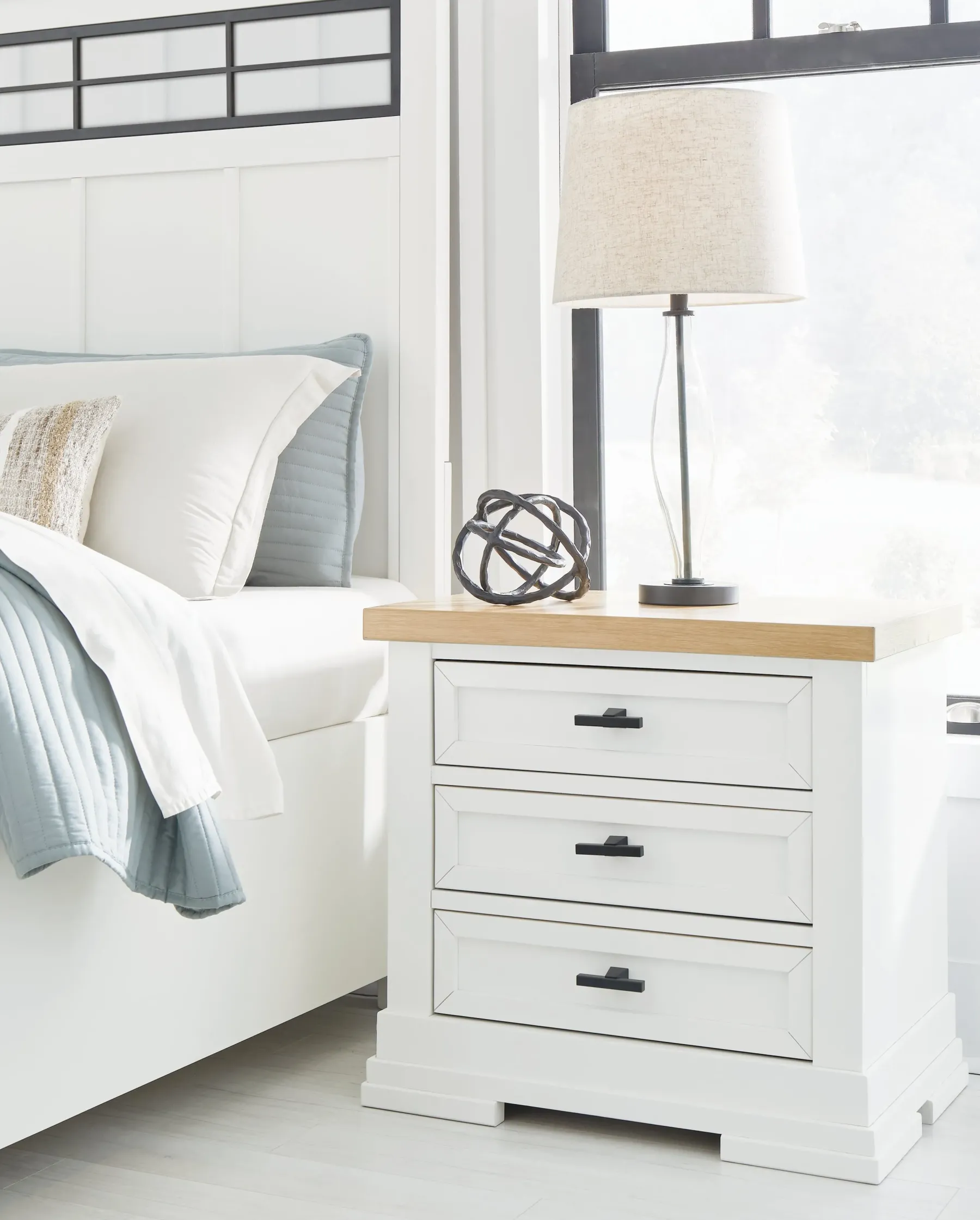 Fashion American Furniture Galleries Ashbryn 3-Drawer Nightstand