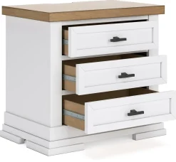 Fashion American Furniture Galleries Ashbryn 3-Drawer Nightstand