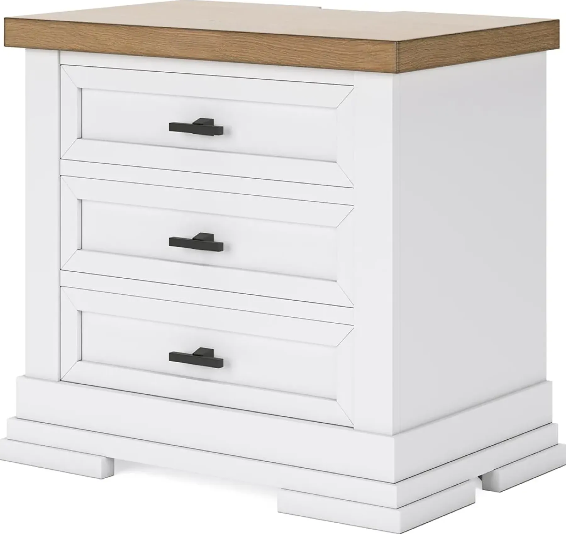 Fashion American Furniture Galleries Ashbryn 3-Drawer Nightstand