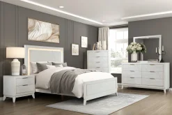 New American Furniture Galleries Asteria 6-Piece Queen Bedroom Set