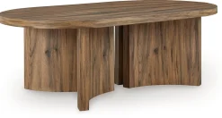 Best American Furniture Galleries Austanny Oval Coffee Table