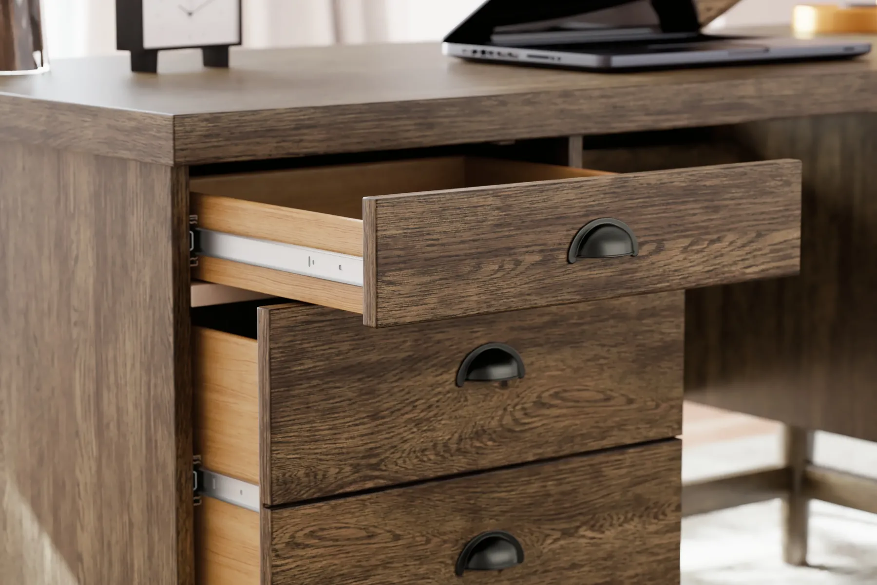 Discount American Furniture Galleries Austanny 67" Home Office Desk