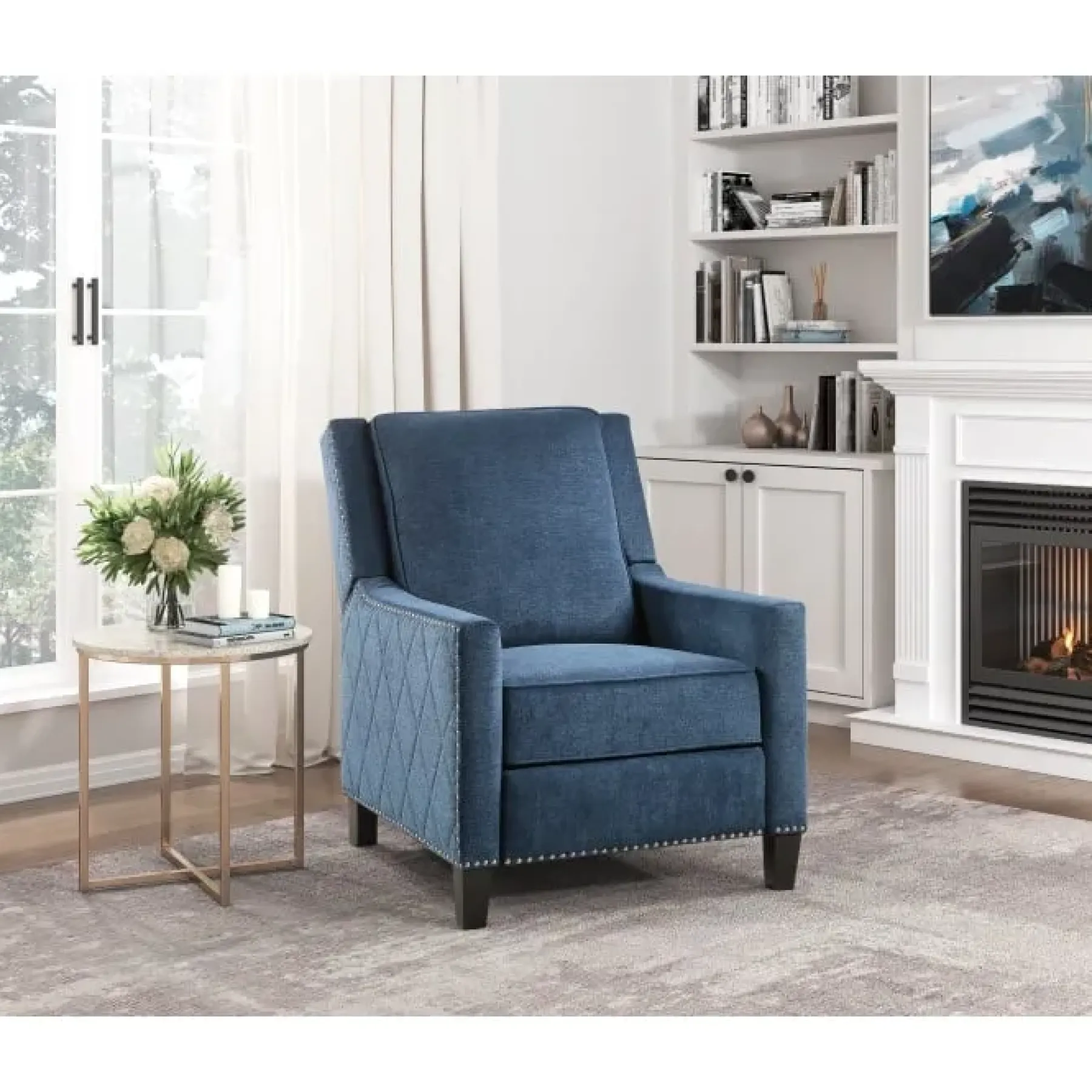 Fashion American Furniture Galleries Banks Push Back Reclining Chair