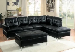 Best American Furniture Galleries Barrington Black Accent Ottoman
