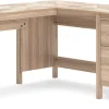 New American Furniture Galleries Battelle 60" Home Office Desk With Return