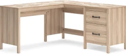 New American Furniture Galleries Battelle 60" Home Office Desk With Return