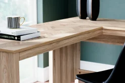 New American Furniture Galleries Battelle 60" Home Office Desk With Return