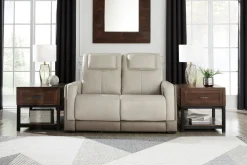 Outlet American Furniture Galleries Battleville Dual Power Reclining Loveseat