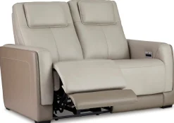 Outlet American Furniture Galleries Battleville Dual Power Reclining Loveseat