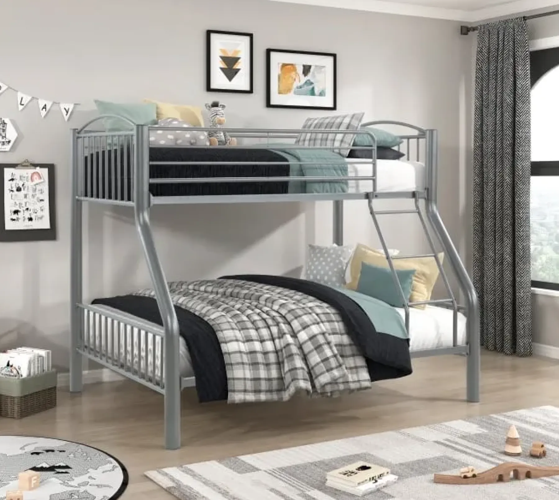 New American Furniture Galleries Beckett Twin/Full Bunk Bed