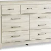 Discount American Furniture Galleries Bellaby Seven Drawer Dresser