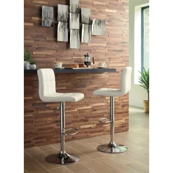Clearance American Furniture Galleries Bellatier Tall Upholstered Swivel Barstool