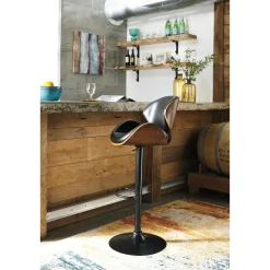 Sale American Furniture Galleries Bellatier Tall Upholstered Swivel Barstool