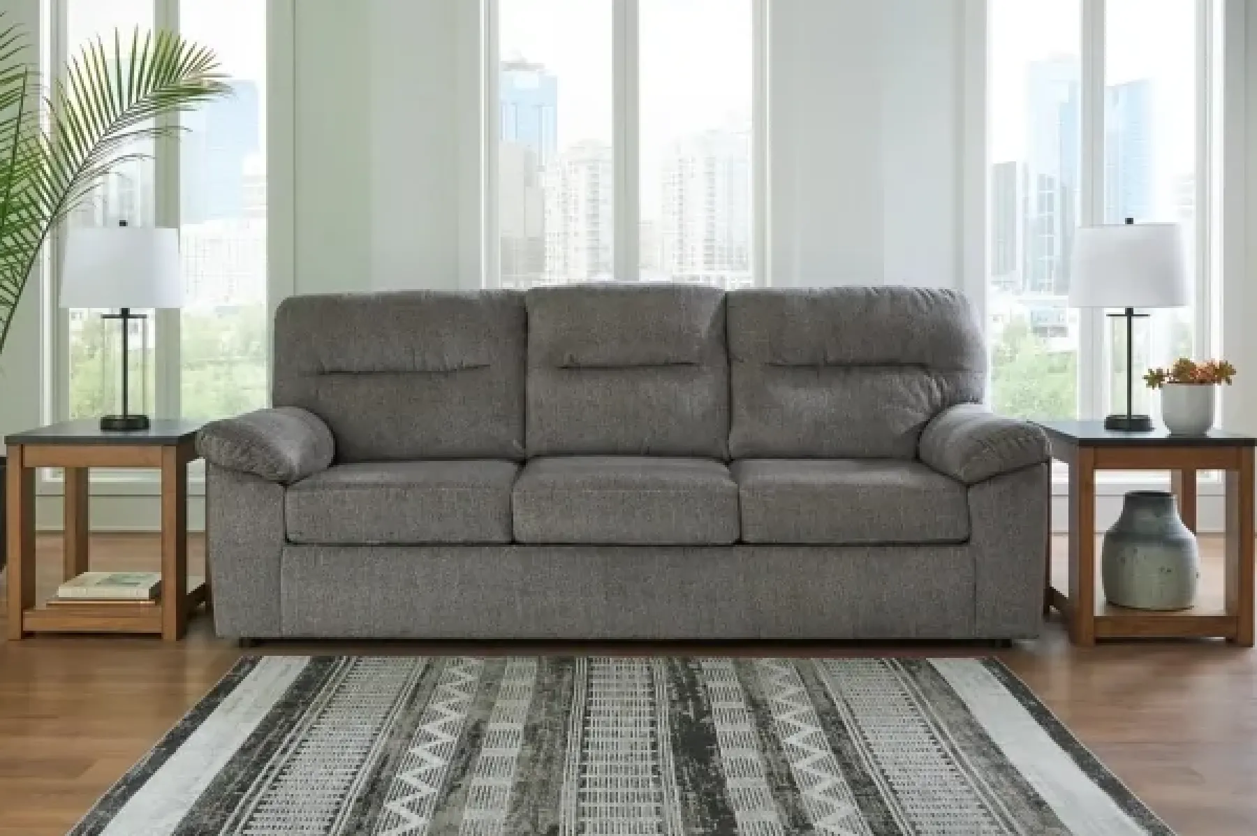 Online American Furniture Galleries Bindura Sofa with Drop Down Table