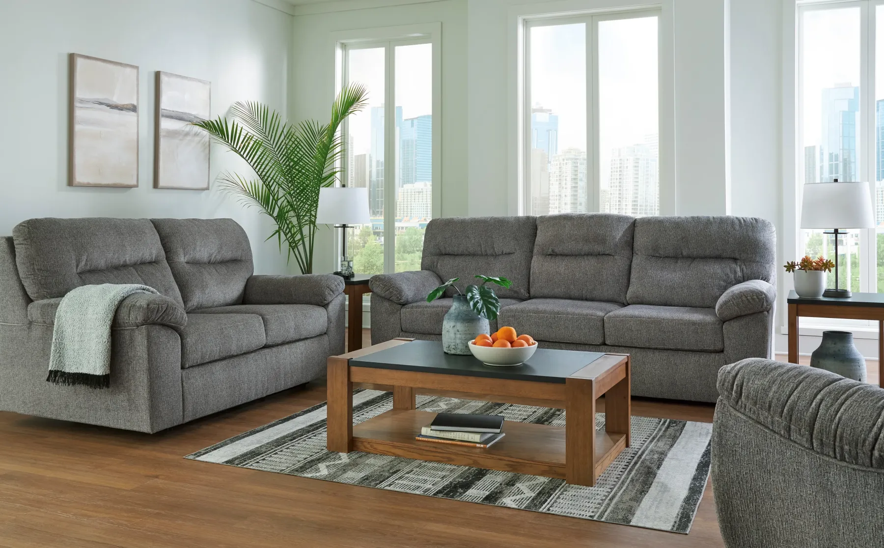Online American Furniture Galleries Bindura Sofa with Drop Down Table