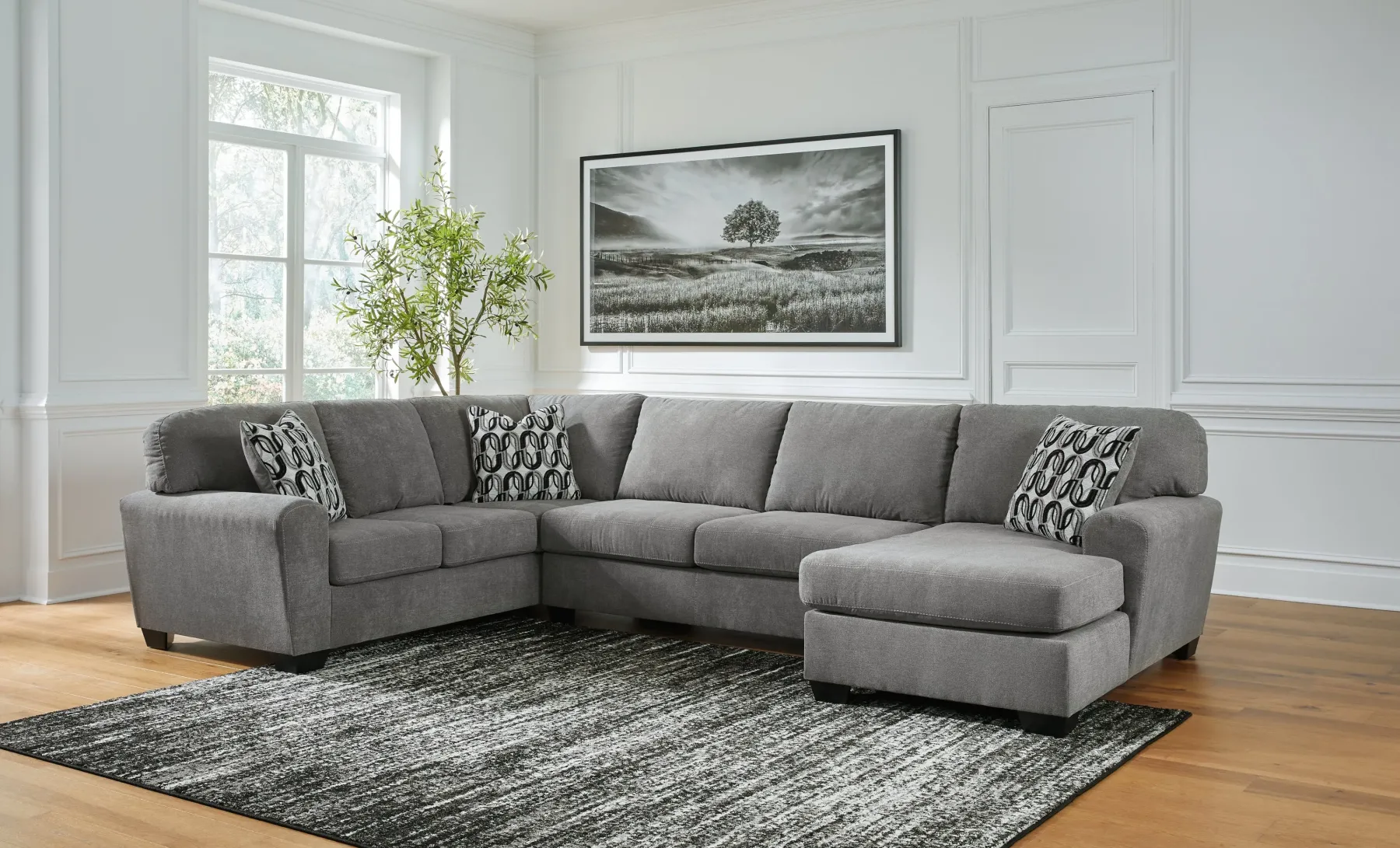 Clearance American Furniture Galleries Birkdale Court Sectional With Chaise