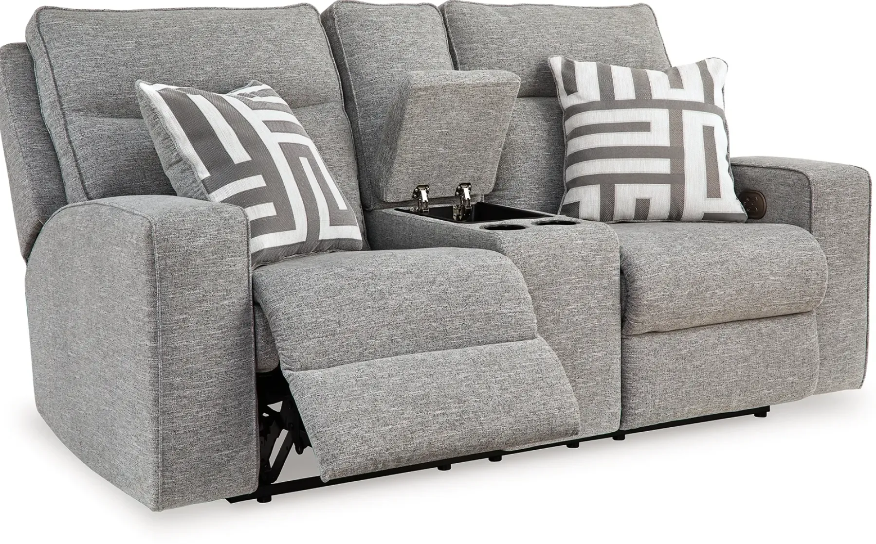 Clearance American Furniture Galleries Biscoe Pwr Rec Loveseat/Con/Adj Hdrst