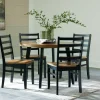 Clearance American Furniture Galleries Blondon Dining Table And 4 Chairs (Set Of 5)