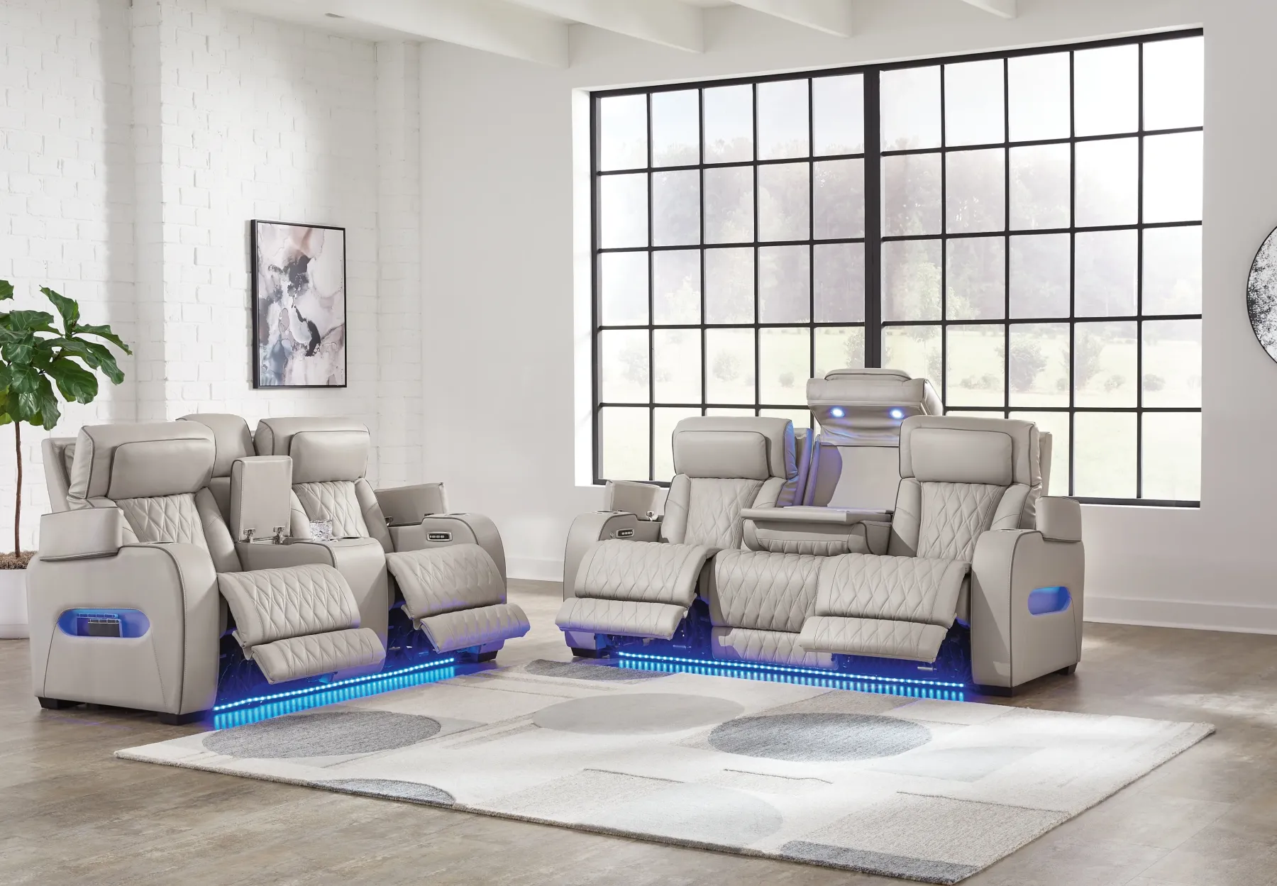 Sale American Furniture Galleries Boyington 2-Piece Power Reclining Living Room Set