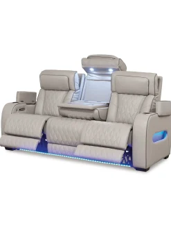 Hot American Furniture Galleries Boyington Power Reclining Sofa with Adj Headrest