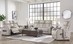 Hot American Furniture Galleries Boyington Power Reclining Sofa with Adj Headrest
