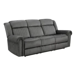 Online American Furniture Galleries Brennen Power Double Reclining Sofa