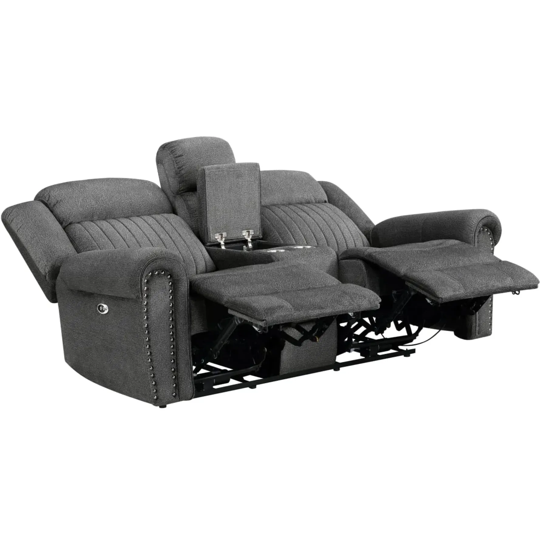 Fashion American Furniture Galleries Brennen Power Double Reclining Love Seat