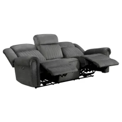 Online American Furniture Galleries Brennen Power Double Reclining Sofa