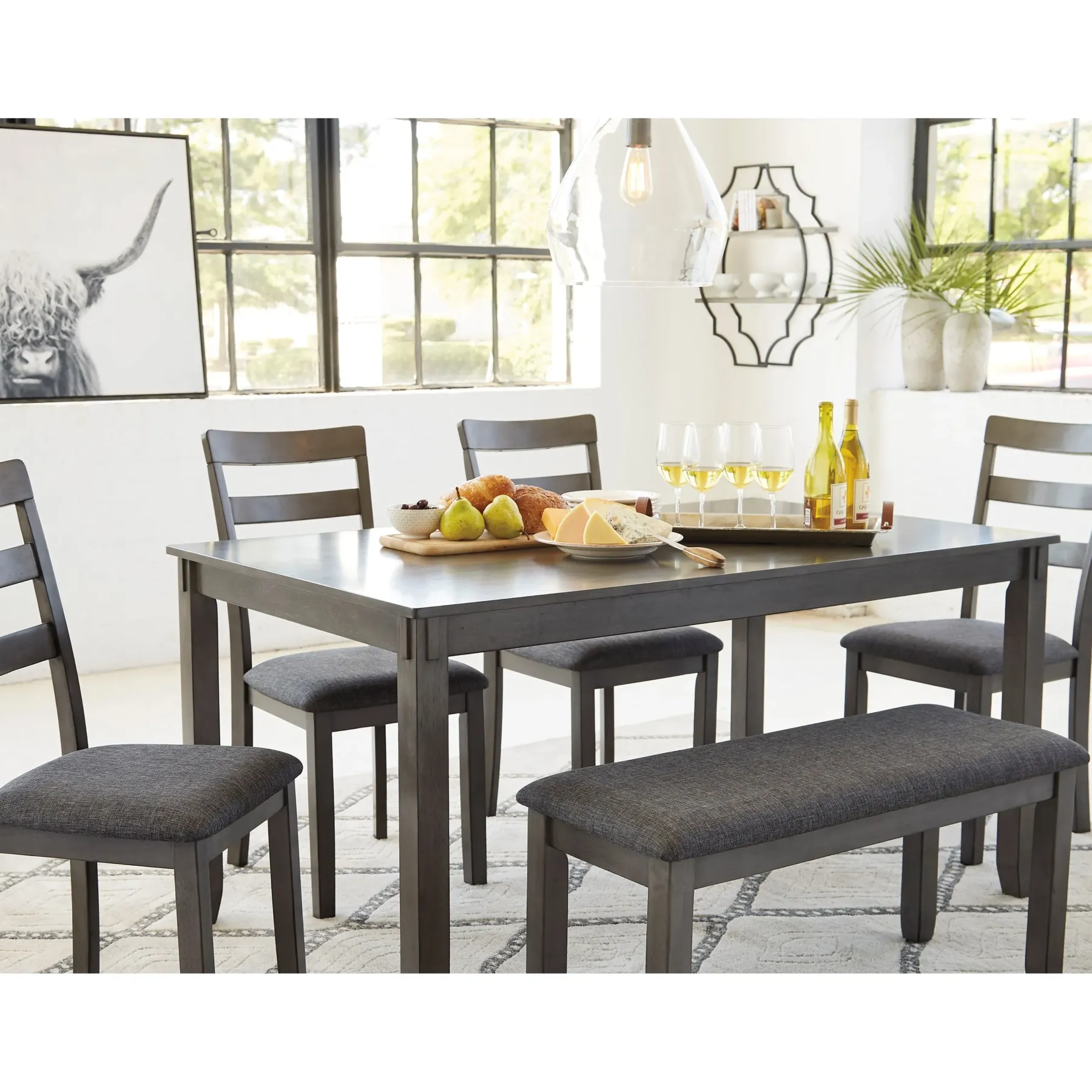 Hot American Furniture Galleries Bridson 6-Piece Dining Set