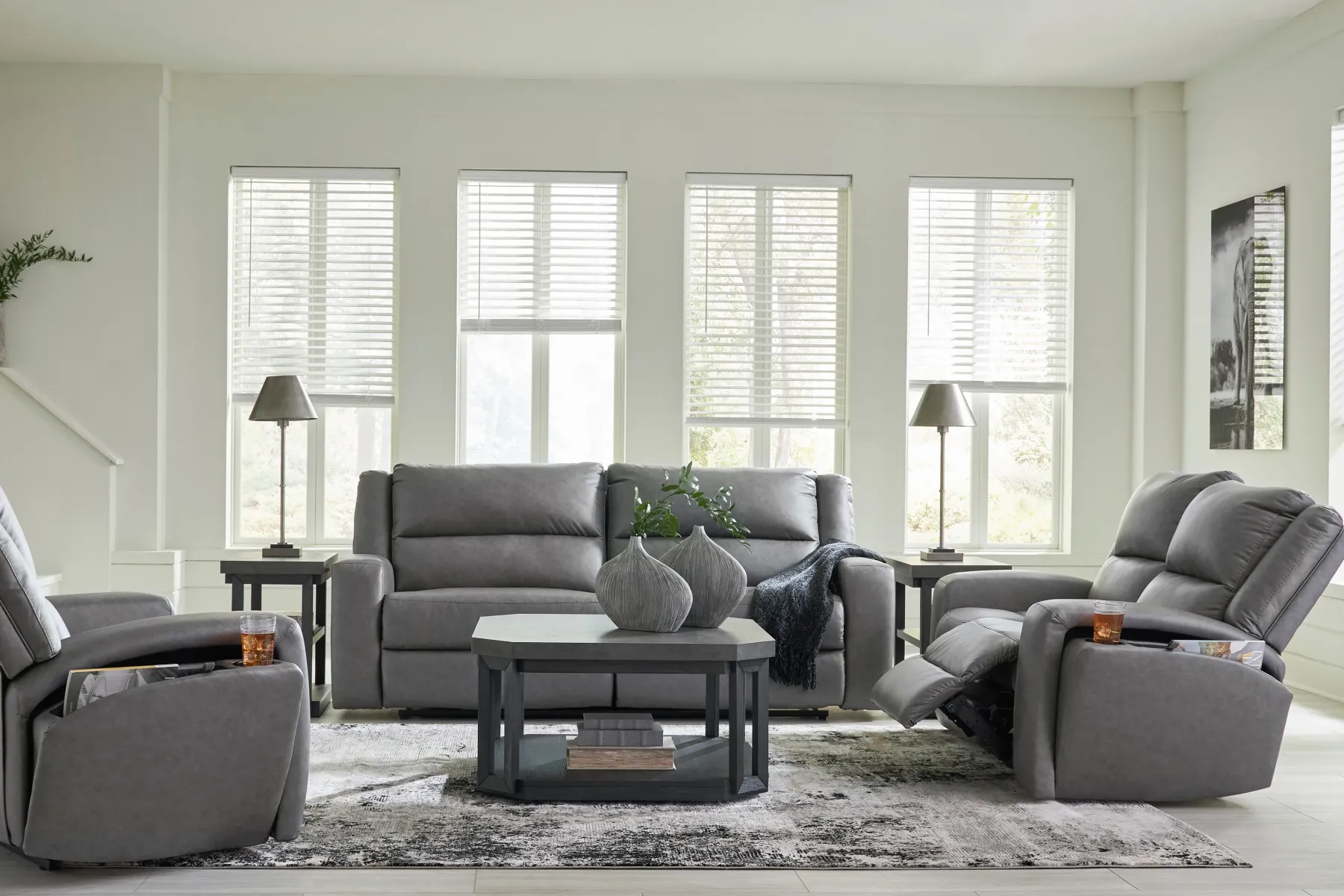Outlet American Furniture Galleries Brixworth Reclining Loveseat