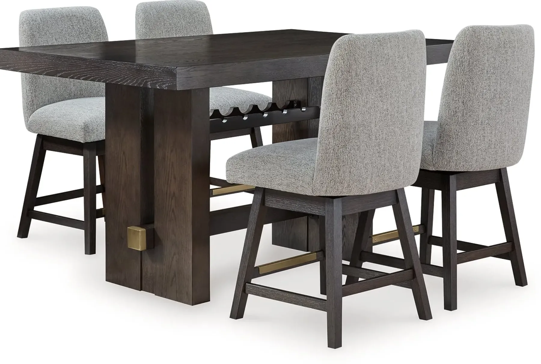 Best American Furniture Galleries Burkhaus 5-Piece Counter Height Set