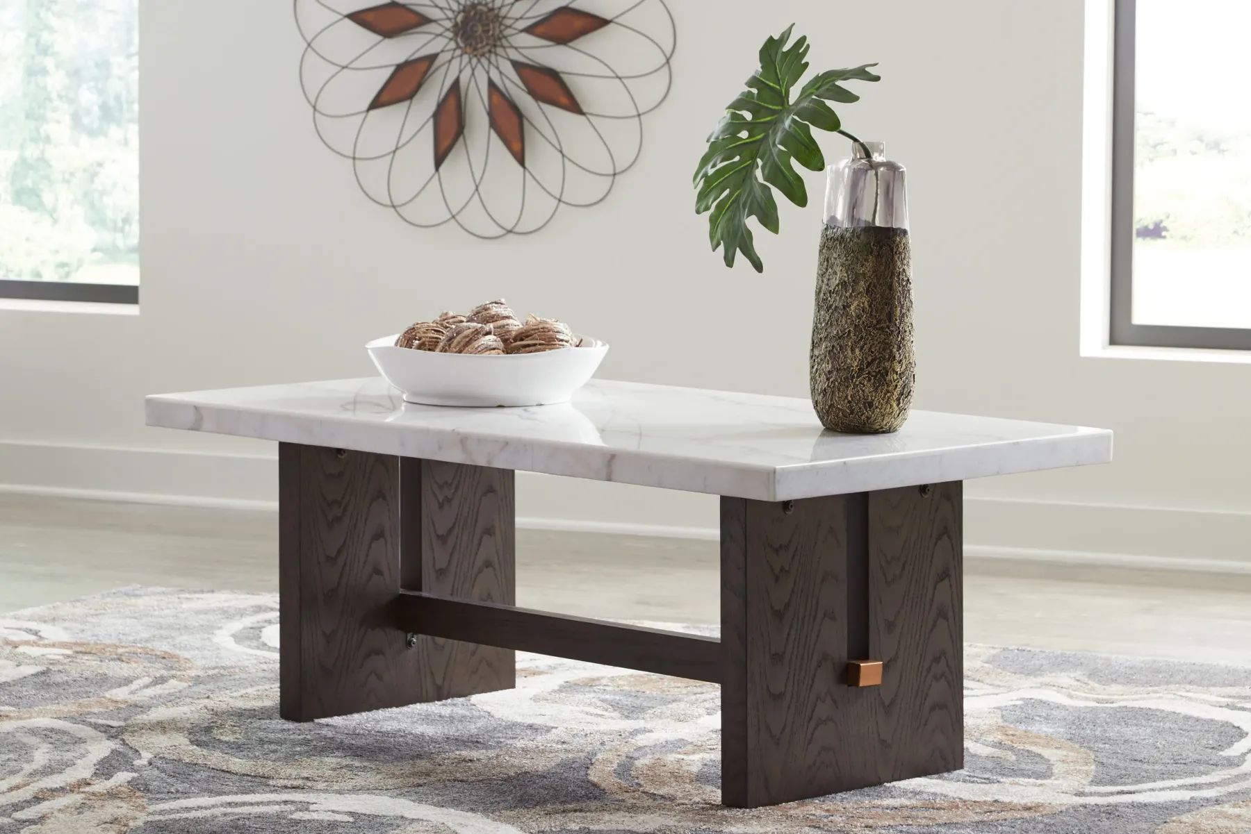 Discount American Furniture Galleries Burkhaus Rectangular Coffee Table