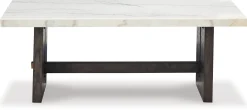 Discount American Furniture Galleries Burkhaus Rectangular Coffee Table