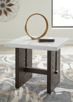Hot American Furniture Galleries Burkhaus Rectangular End Table