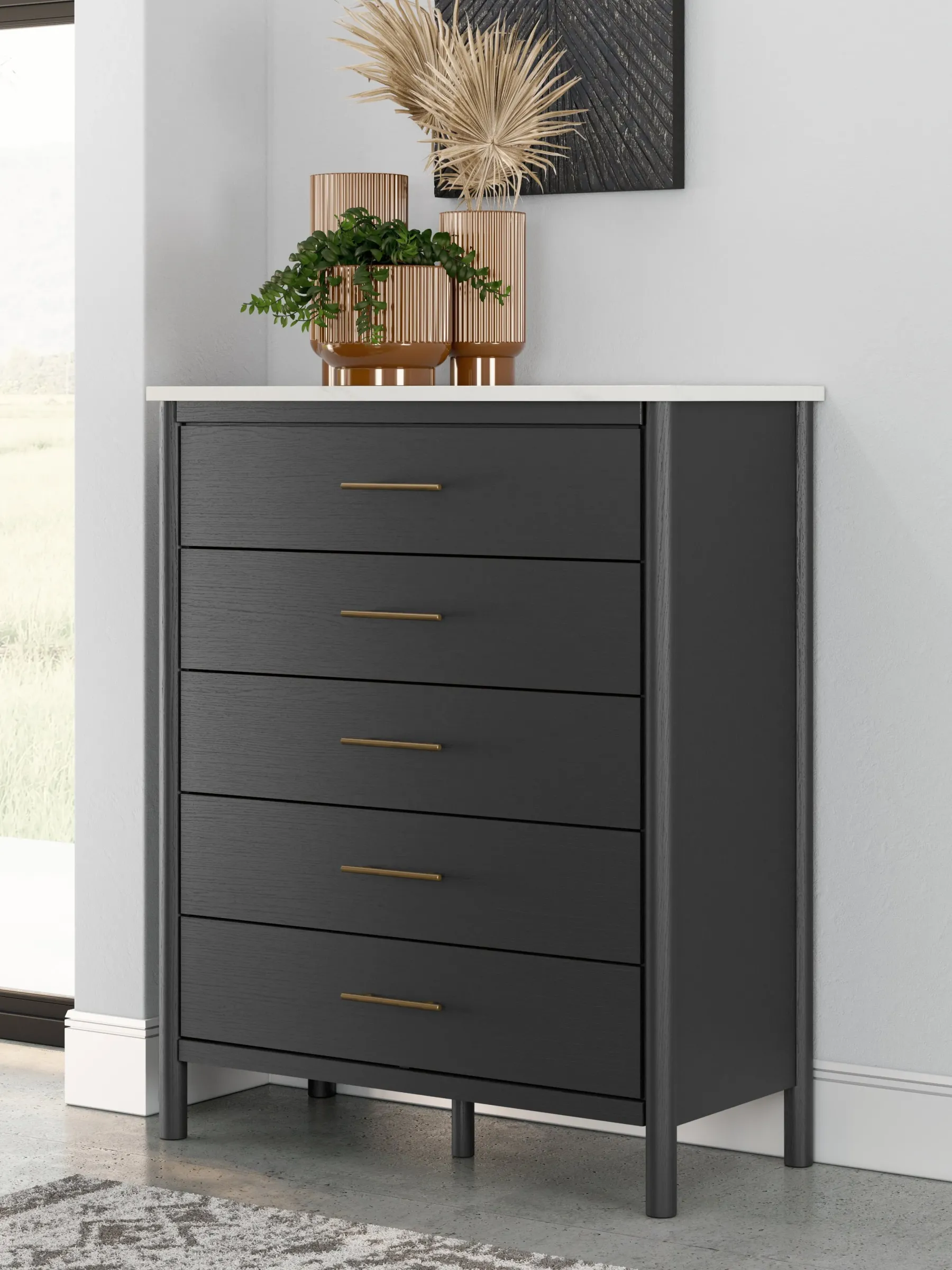 New American Furniture Galleries Cadmori 5-Drawer Chest